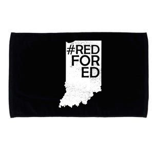 Red For Ed Indiana Microfiber Hand Towel