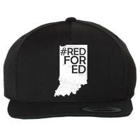 Red For Ed Indiana Wool Snapback Cap