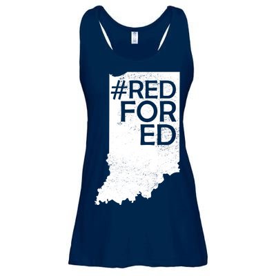 Red For Ed Indiana Ladies Essential Flowy Tank