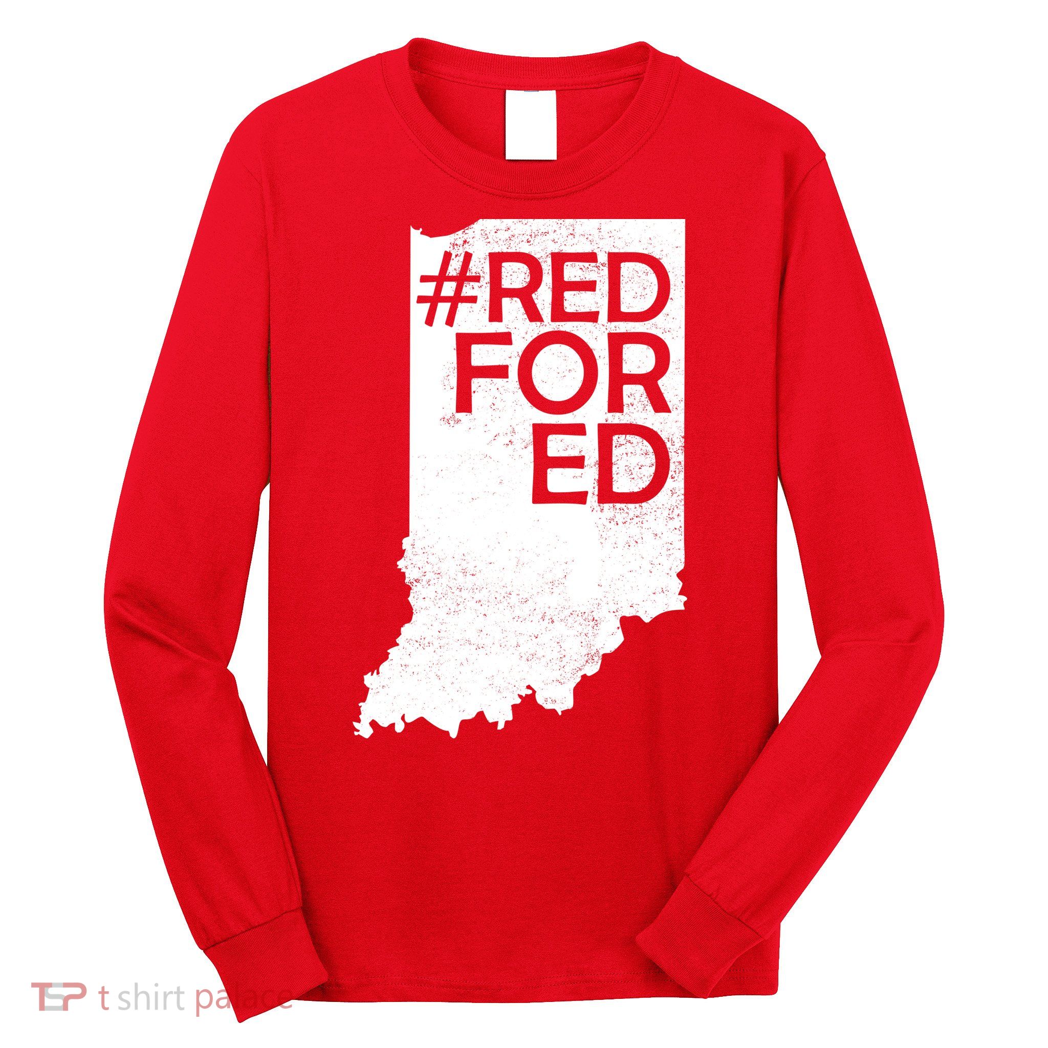 Red For Ed Indiana Long Sleeve Shirt