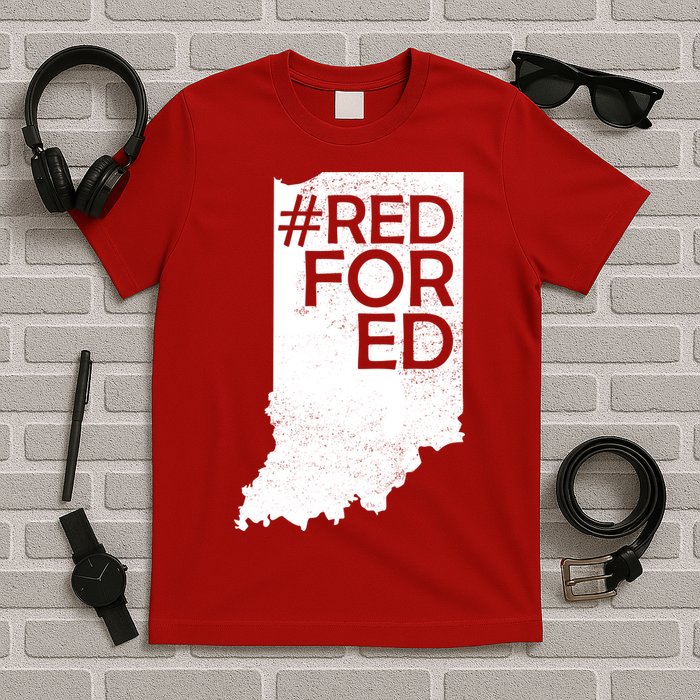 Red For Ed Indiana T-Shirt
