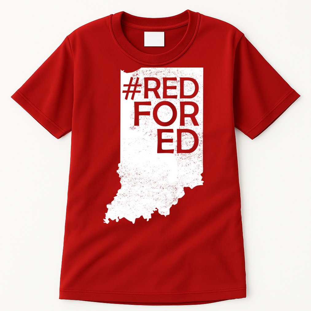 Red For Ed Indiana Tall T-Shirt