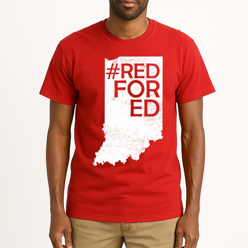 Red For Ed Indiana Tall T-Shirt