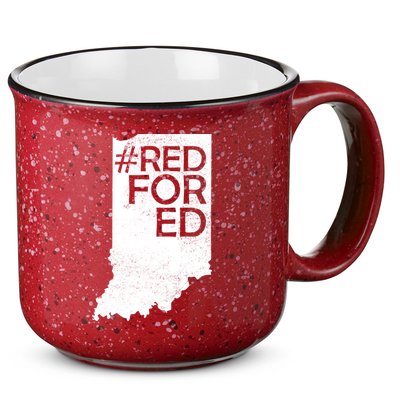 Red For Ed Indiana 15oz Campfire Ceramic Mug