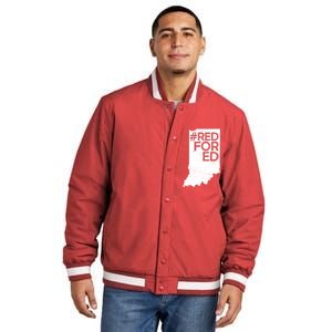 Red For Ed Indiana Insulated Varsity Jacket