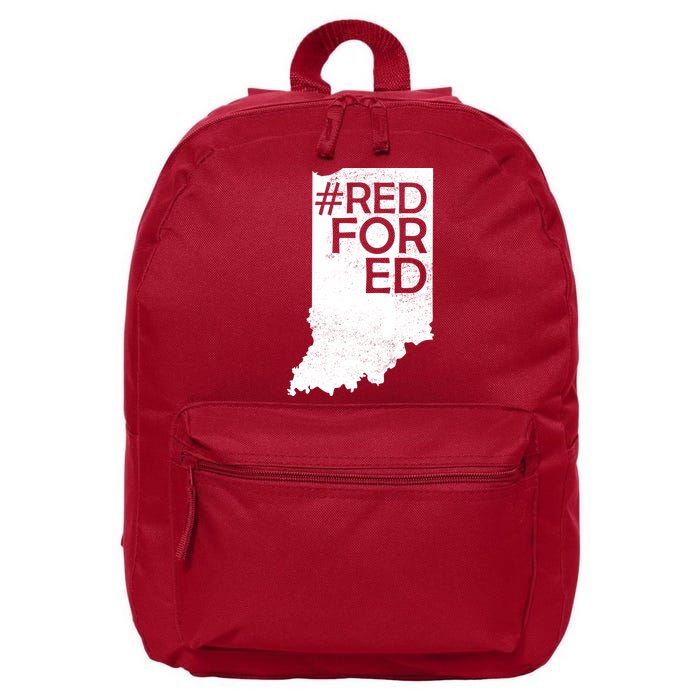 Red For Ed Indiana 16 in Basic Backpack