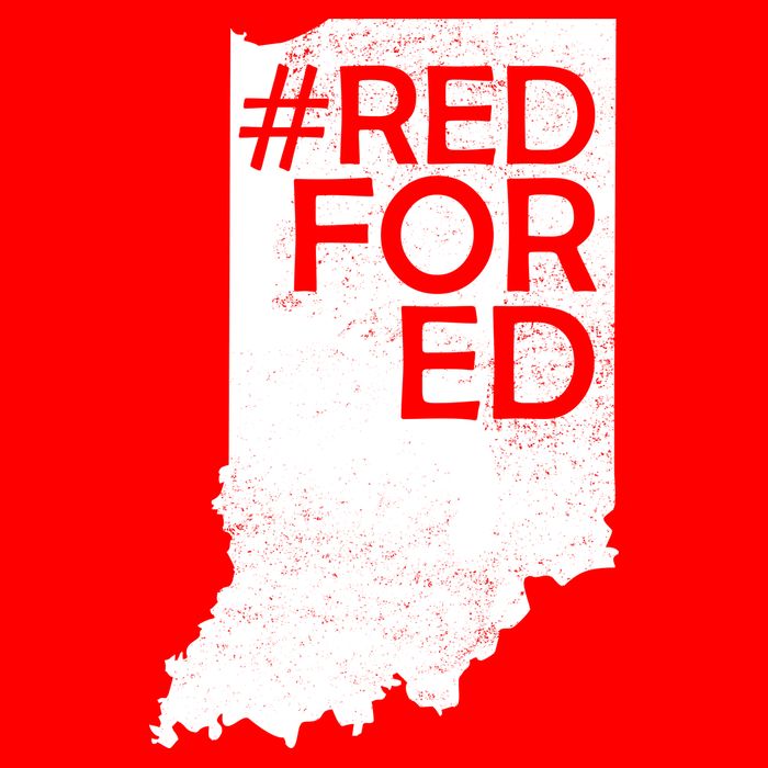 Red For Ed Indiana 16 in Basic Backpack