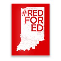 Red For Ed Indiana Poster