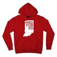 Red For Ed Indiana Tall Hoodie