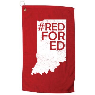 Red For Ed Indiana Golf Towel