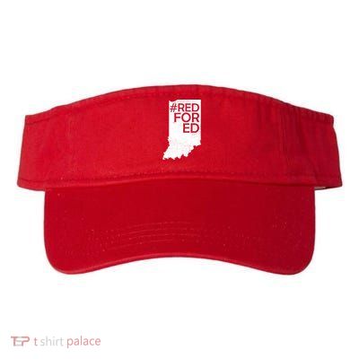 Red For Ed Indiana Visor