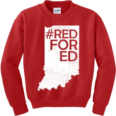 Red For Ed Indiana Kids Sweatshirt