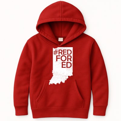 Red For Ed Indiana Kids Hoodie
