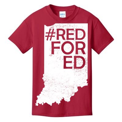 Red For Ed Indiana Kids T-Shirt