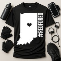 RED For ED Indiana Education Cooling Performance Crew T-Shirt