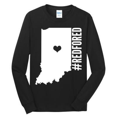 RED For ED Indiana Education Tall Long Sleeve T-Shirt