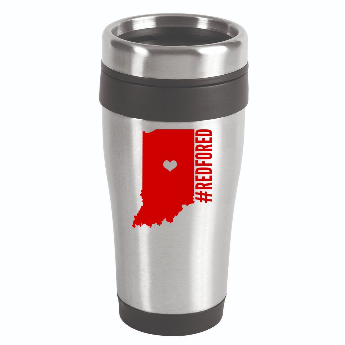 RED For ED Indiana Education 16oz Travel Tumbler