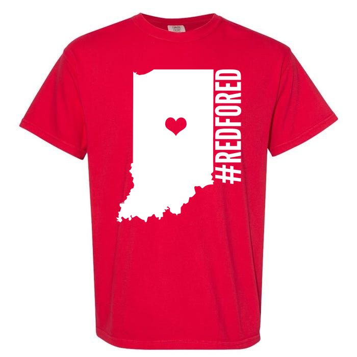 RED For ED Indiana Education Garment-Dyed Heavyweight T-Shirt