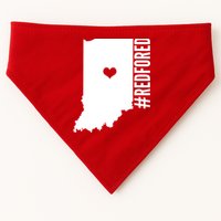 RED For ED Indiana Education USA-Made Doggie Bandana