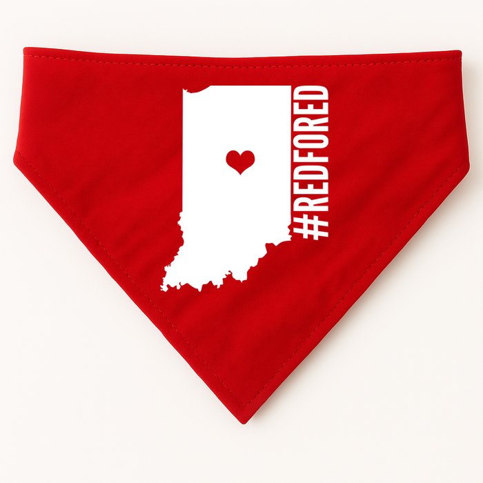 RED For ED Indiana Education USA-Made Doggie Bandana
