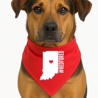 RED For ED Indiana Education USA-Made Doggie Bandana