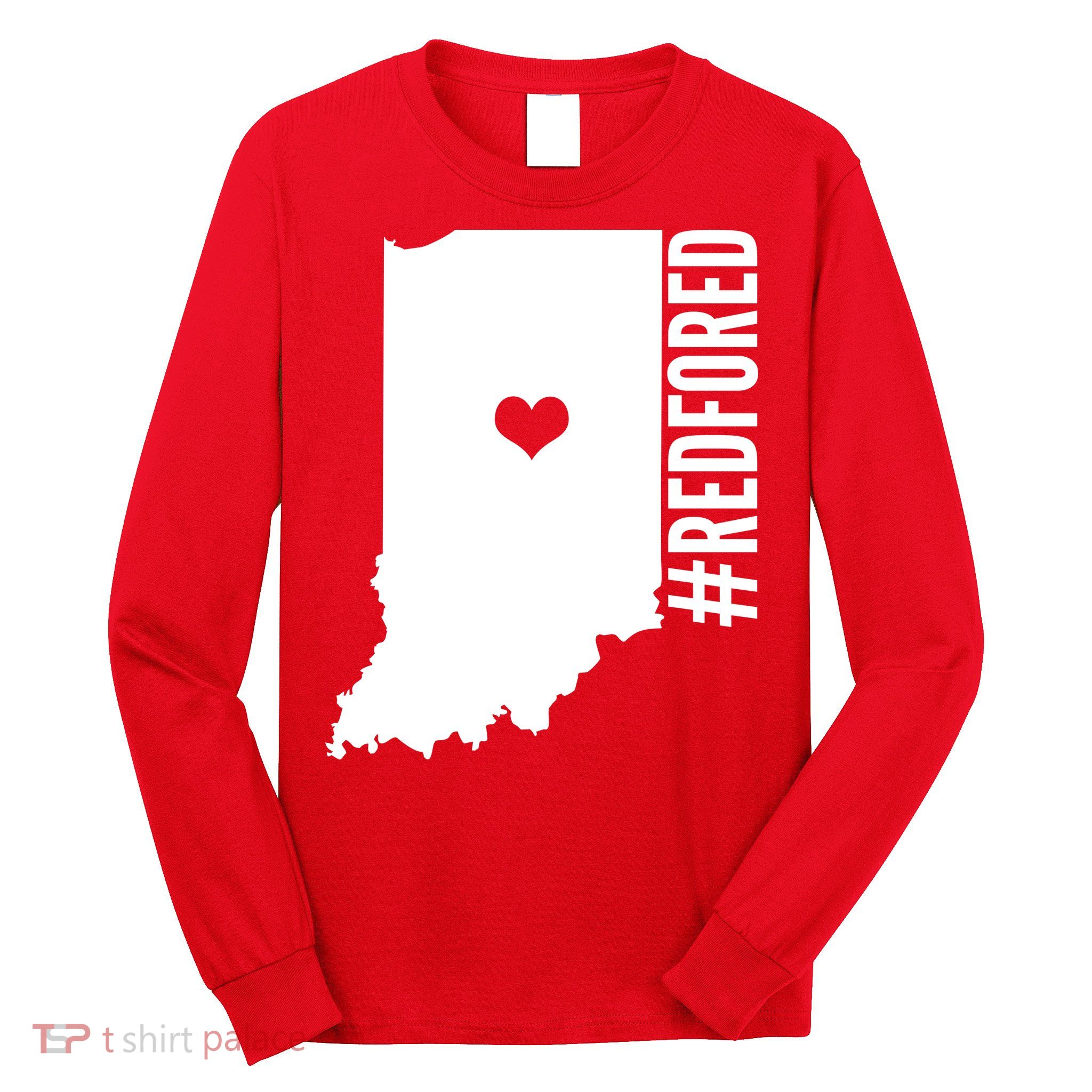 RED For ED Indiana Education Long Sleeve Shirt