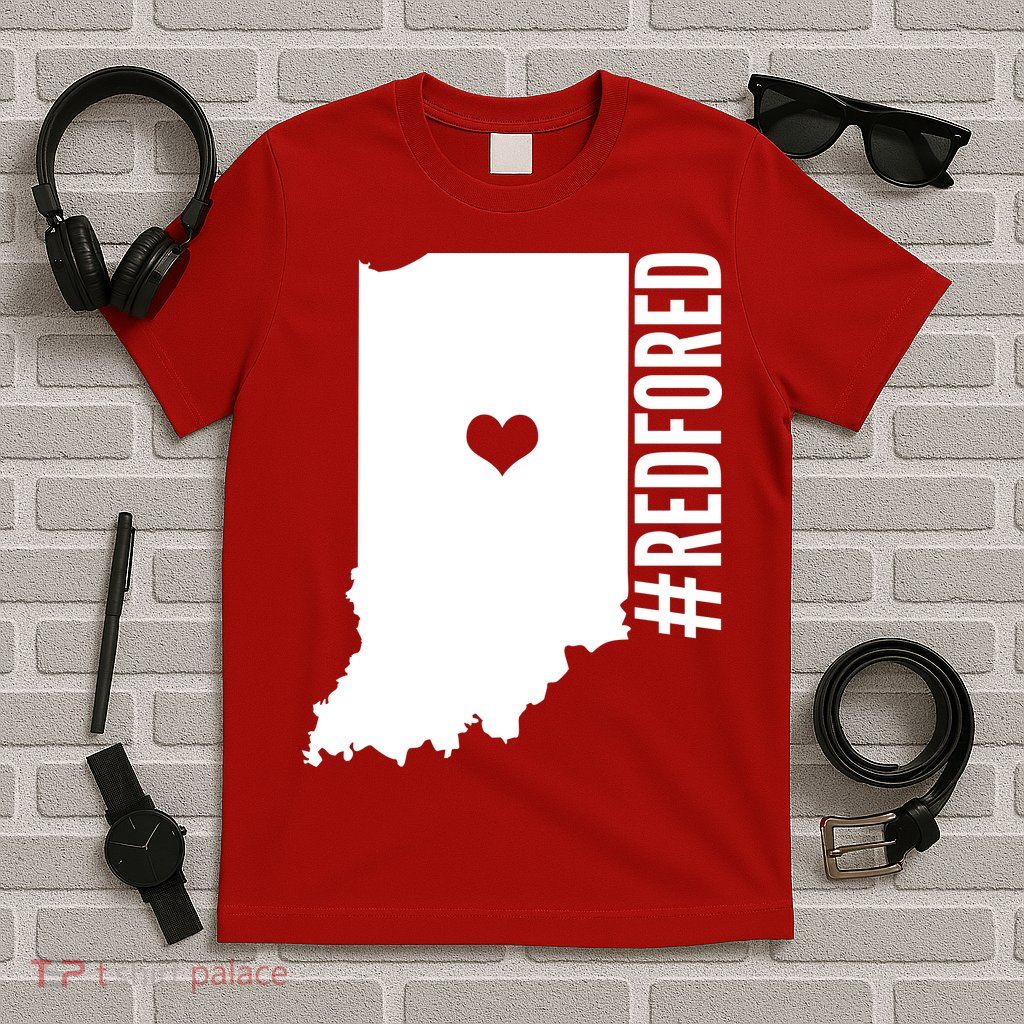 RED For ED Indiana Education T-Shirt