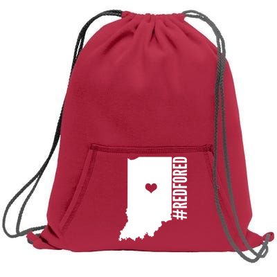 RED For ED Indiana Education Sweatshirt Cinch Pack Bag