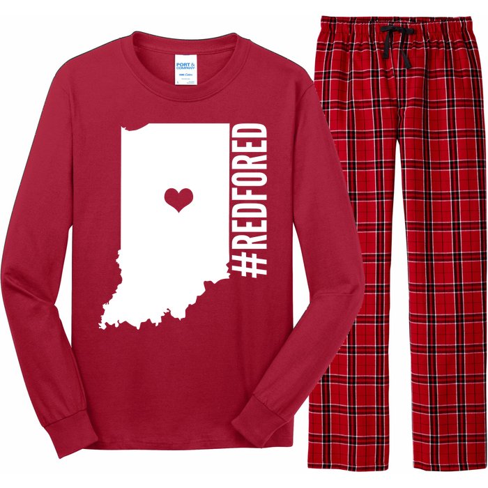 RED For ED Indiana Education Long Sleeve Pajama Set