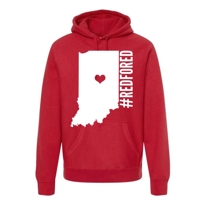 RED For ED Indiana Education Premium Hoodie