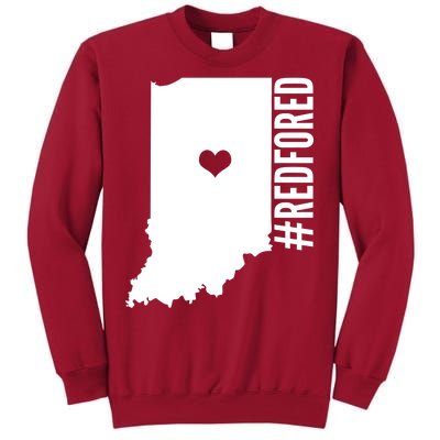 RED For ED Indiana Education Tall Sweatshirt