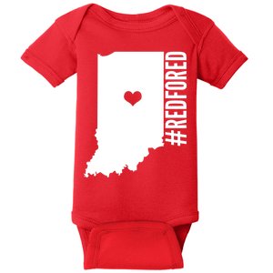 RED For ED Indiana Education Baby Bodysuit