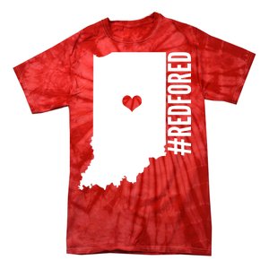 RED For ED Indiana Education Tie-Dye T-Shirt