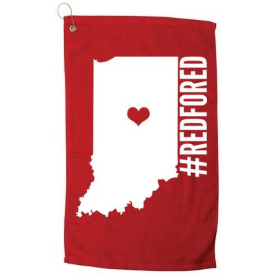 RED For ED Indiana Education Golf Towel