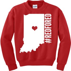 RED For ED Indiana Education Kids Sweatshirt