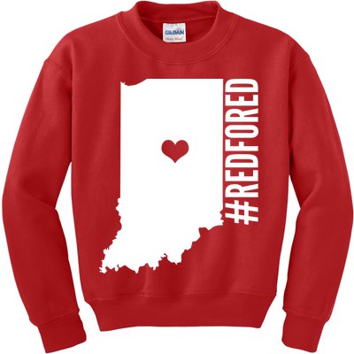 RED For ED Indiana Education Kids Sweatshirt