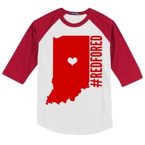 RED For ED Indiana Education Kids Colorblock Raglan Jersey