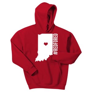 RED For ED Indiana Education Kids Hoodie