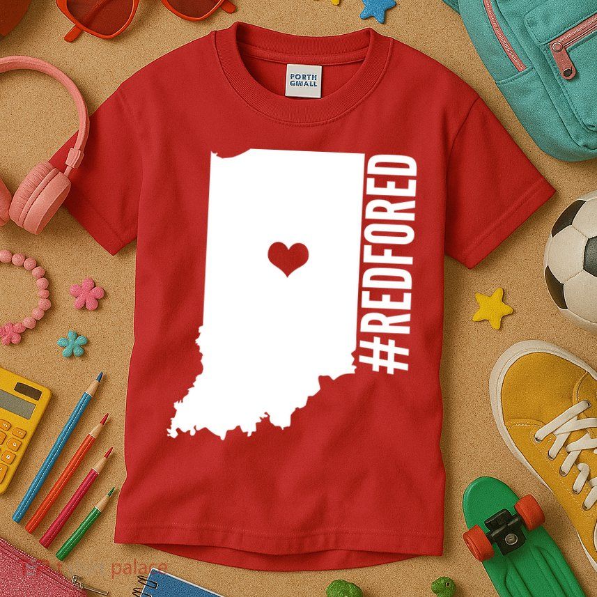 RED For ED Indiana Education Kids T-Shirt