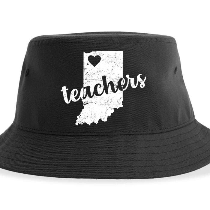 Red For Ed Indiana Teachers Sustainable Bucket Hat