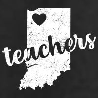 Red For Ed Indiana Teachers Adult Drive Performance Visor