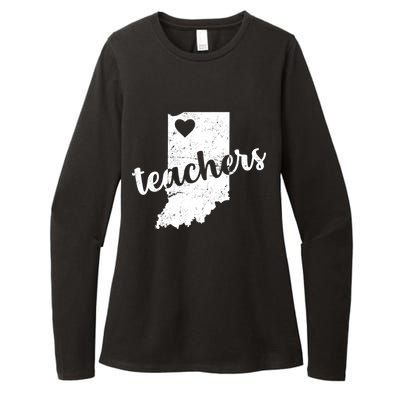 Red For Ed Indiana Teachers Womens CVC Long Sleeve Shirt