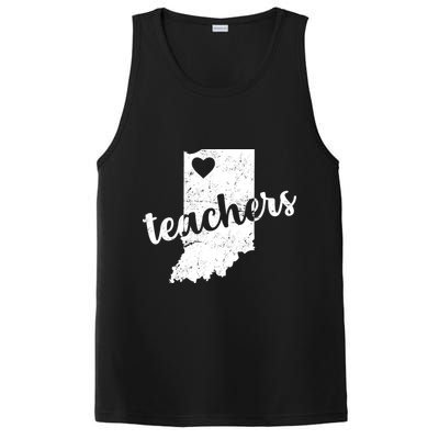Red For Ed Indiana Teachers PosiCharge Competitor Tank
