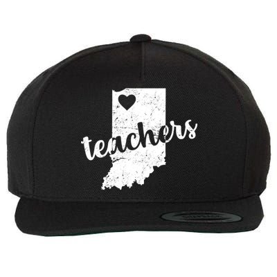 Red For Ed Indiana Teachers Wool Snapback Cap