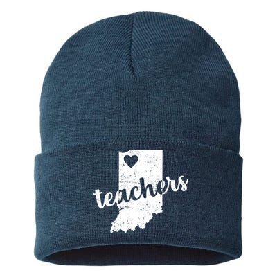 Red For Ed Indiana Teachers Sustainable Knit Beanie