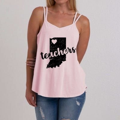 Red For Ed Indiana Teachers Women's Strappy Tank