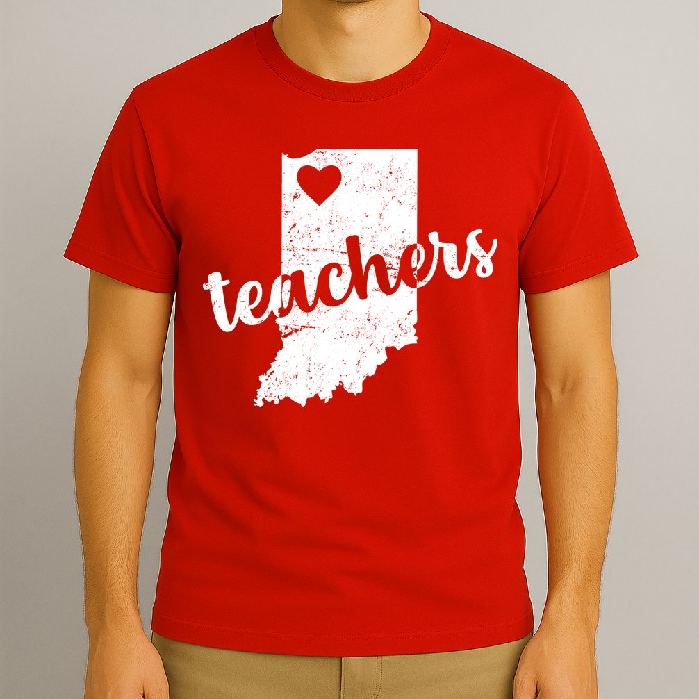 Red For Ed Indiana Teachers T-Shirt