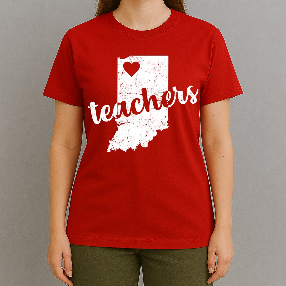 Red For Ed Indiana Teachers T-Shirt