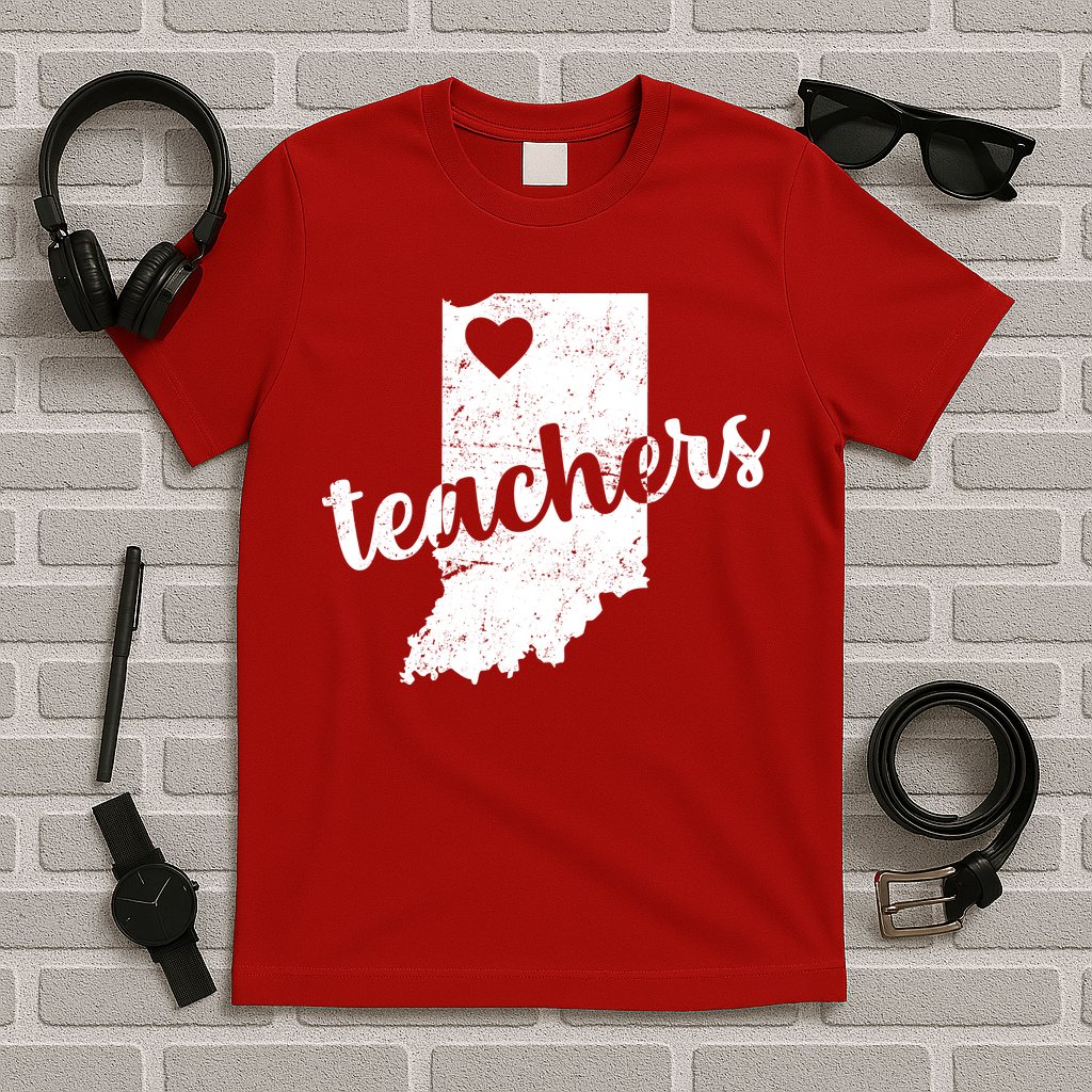 Red For Ed Indiana Teachers T-Shirt