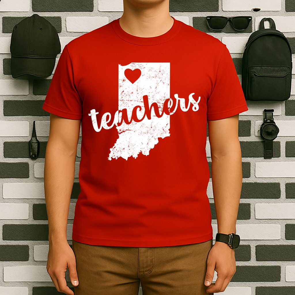 Red For Ed Indiana Teachers T-Shirt